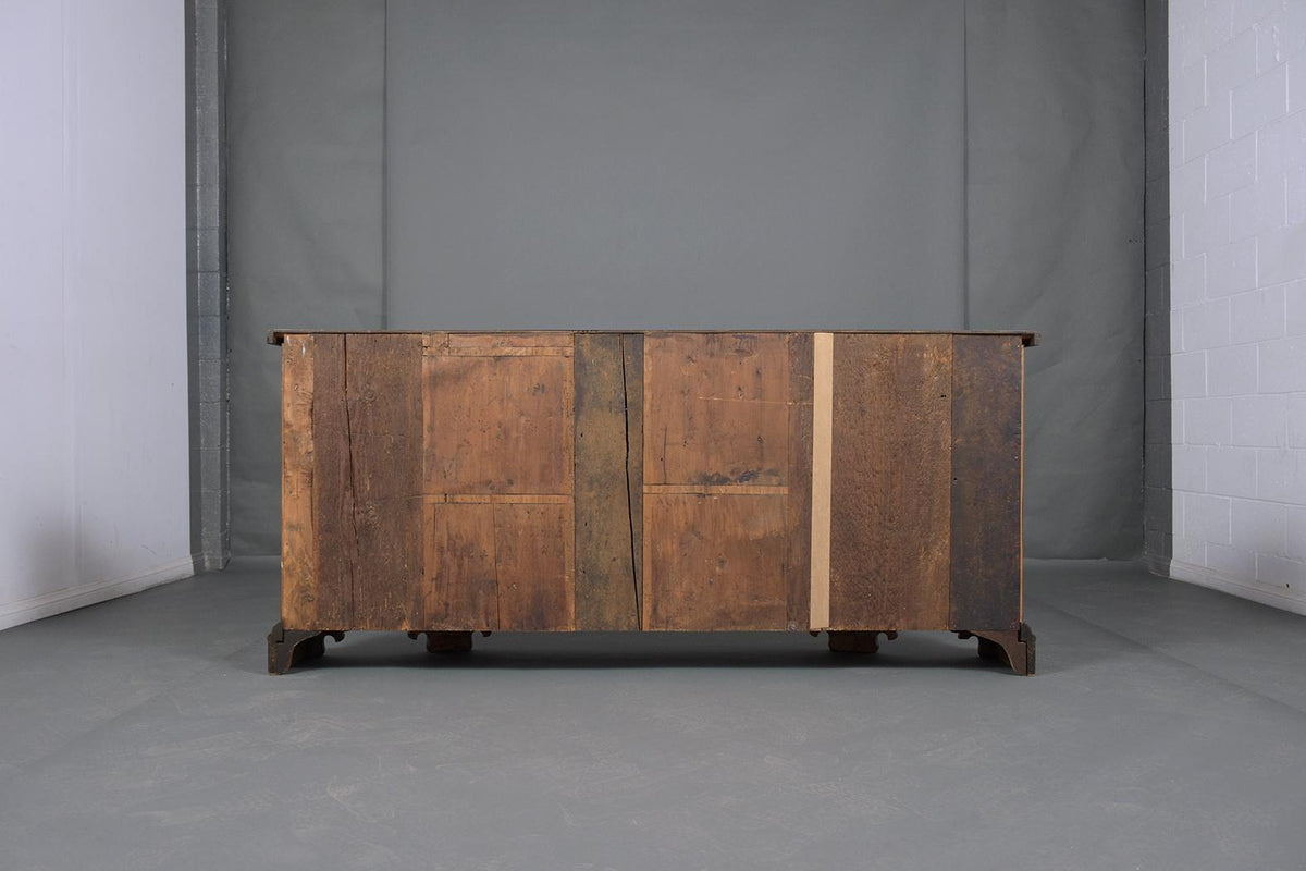 Italian circa 1900s Baroque Walnut Buffet