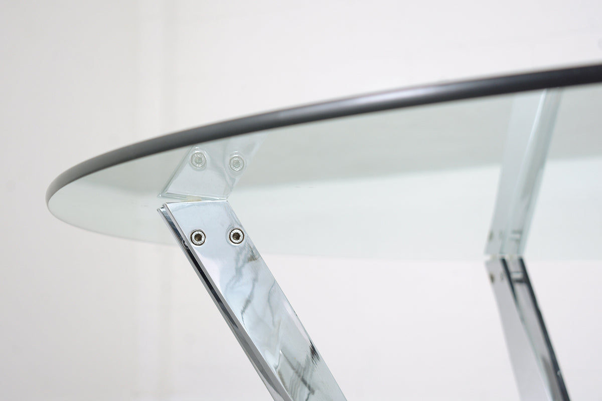 Vintage Mid-Century Chrome Coffee Table