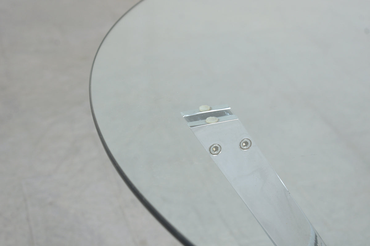 Vintage Mid-Century Chrome Coffee Table