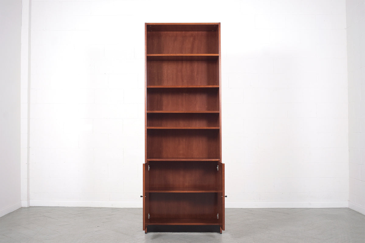 Refurbished 1960s Walnut Bookcase