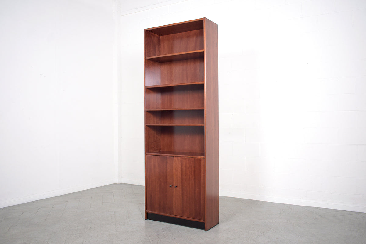 Refurbished 1960s Walnut Bookcase
