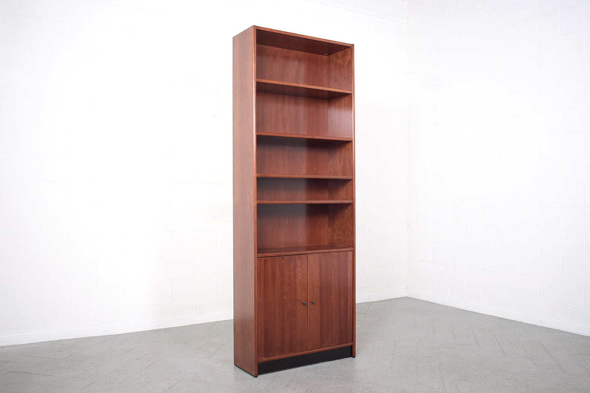 Refurbished 1960s Walnut Bookcase