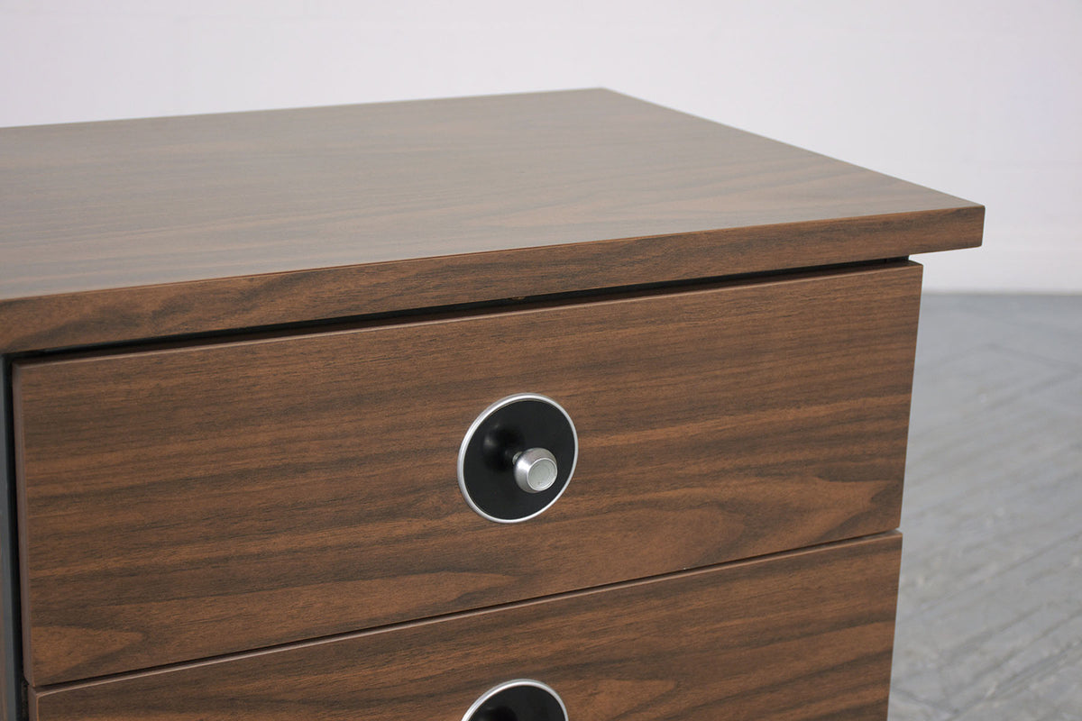 Pair of Two Drawer Mid-Century Modern Nighstands