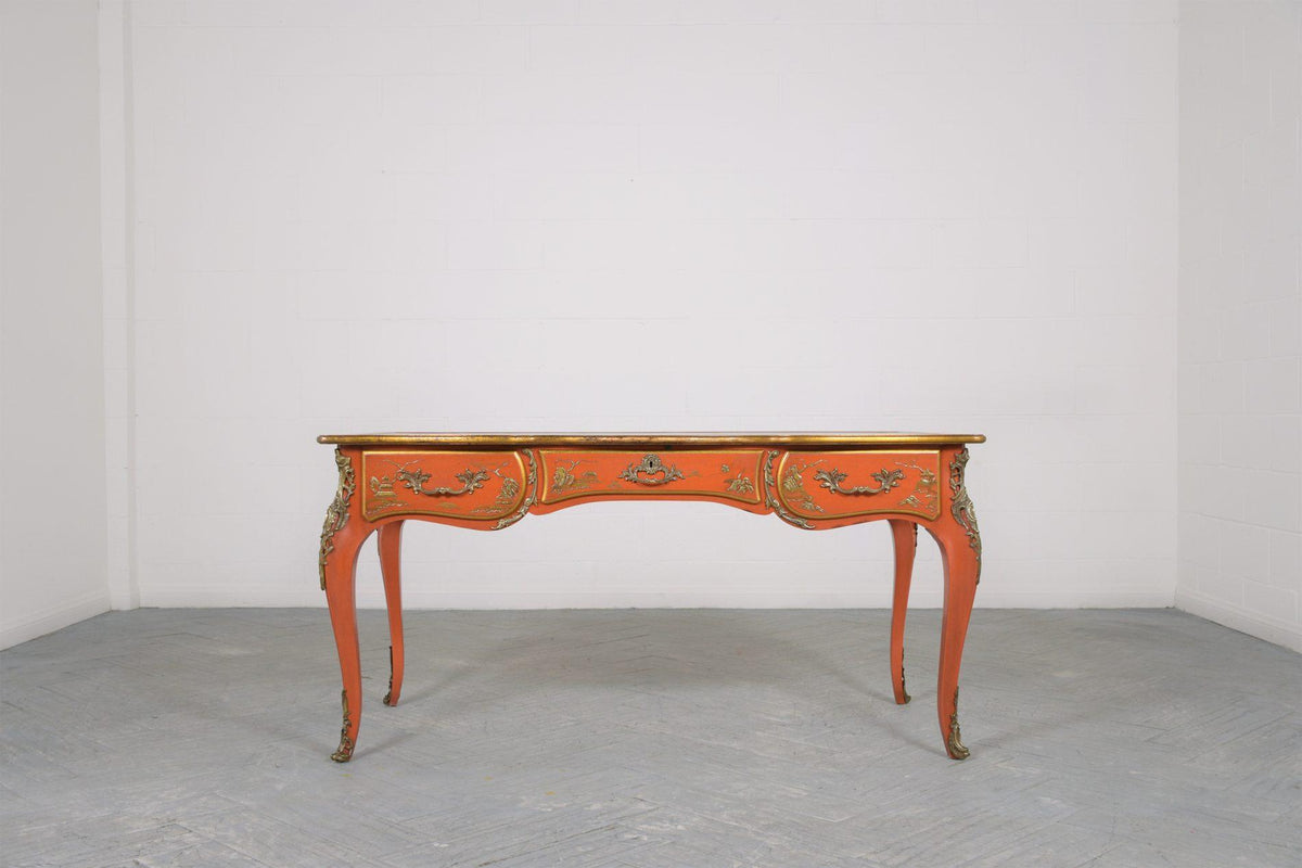 Vintage French Chinoiserie Style Desk