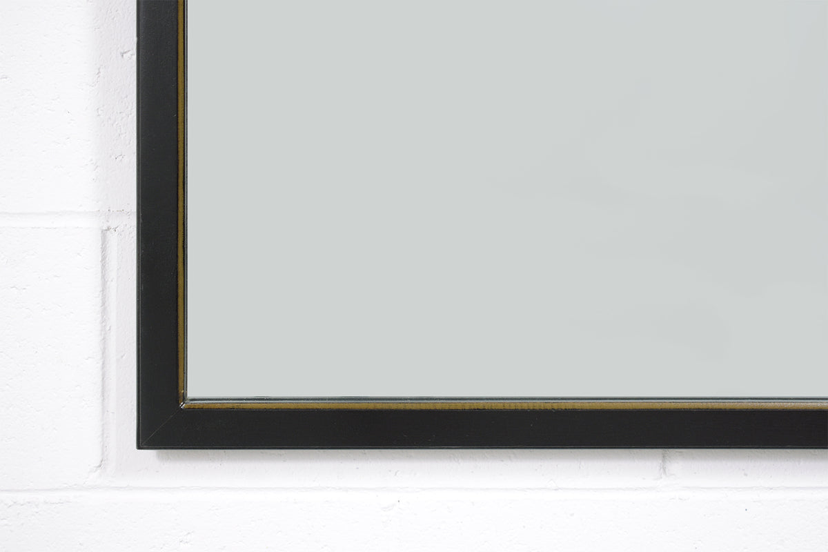Restored Mid-Century Mahogany Wall Mirror
