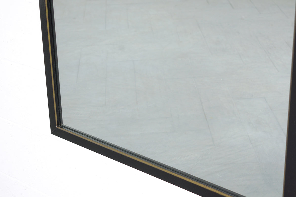 Restored Mid-Century Mahogany Wall Mirror